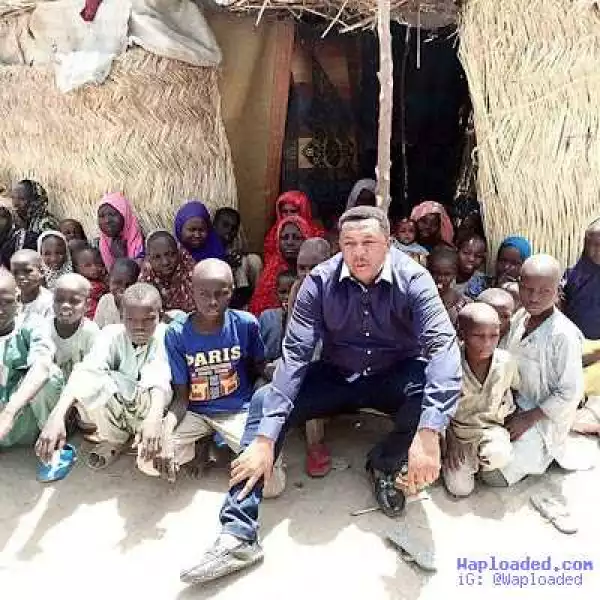 Nollywood Actor Francis Duru Visit IDP Camp Maiduguri (Photos)